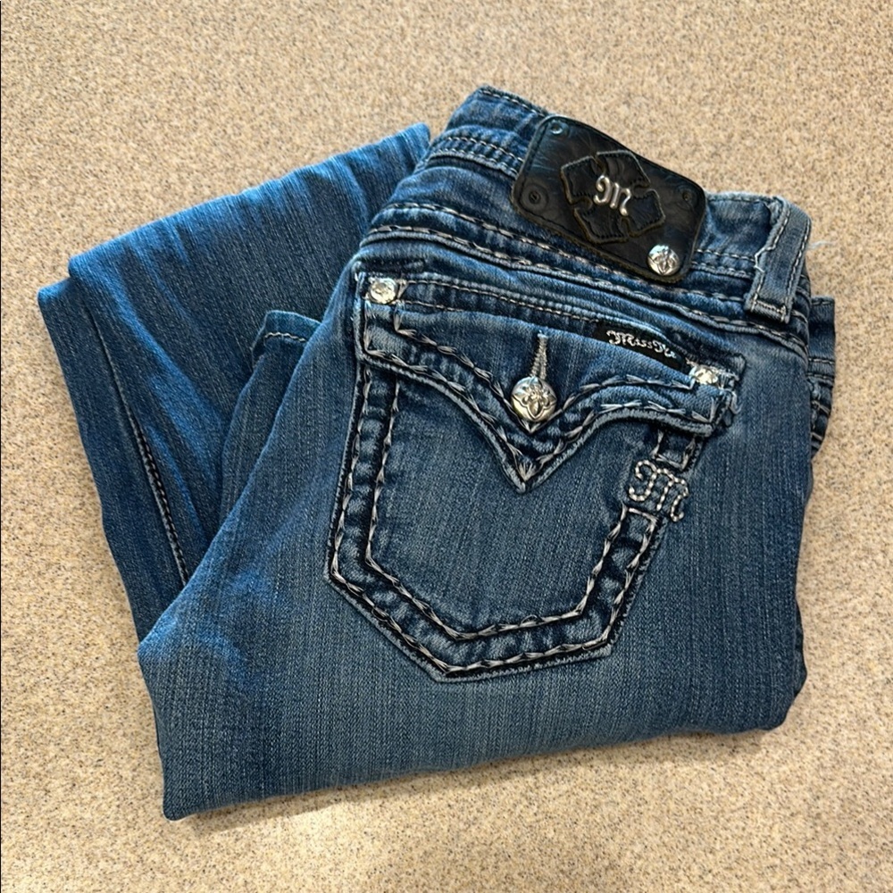 Miss Me Women’s  Blue Jeans straight cut size 29